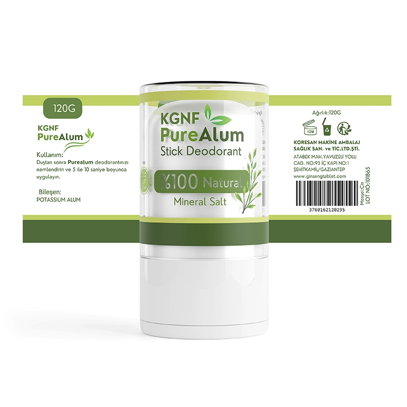 KGNF Alum Taşı Kristal Deodorant %100 Doğal – 120g - Smart Koresan